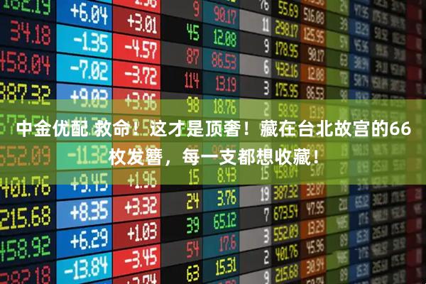 中金优配 救命！这才是顶奢！藏在台北故宫的66枚发簪，每一支都想收藏！